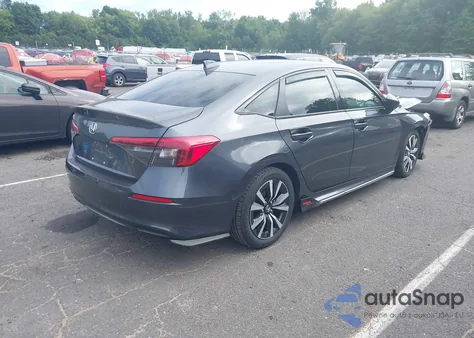 2022 Honda Civic Ex z USA, uszkodzony, nr VIN 2HGFE1F75NH319257